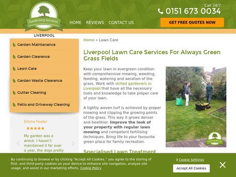 Outstanding Lawn Care Service Liverpool