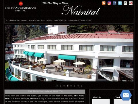 Hotels in Nainital | Resorts in Nainital | 5 Star Hotels in Nainital | The Manu Maharani