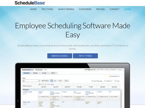 ScheduleBase - Online Employee Scheduling Software