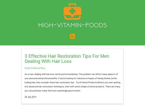 High Vitamin Foods