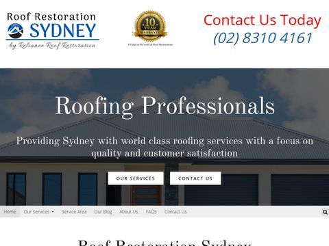 Roof Restoration Sydney