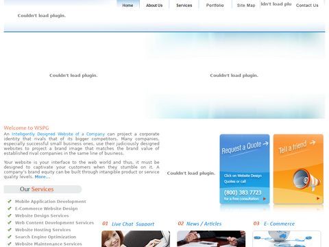 Website Design Services from WSPGweb – From Professional web