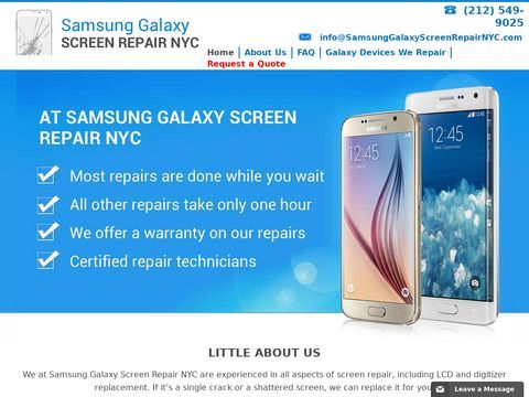 Samsung Galaxy Screen Repair NYC