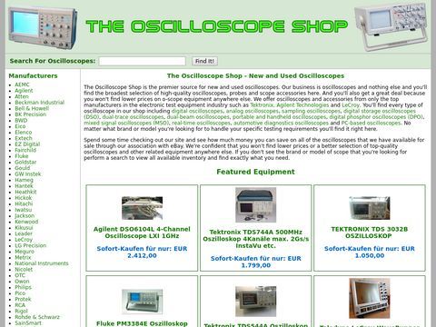 The Oscilloscope Shop