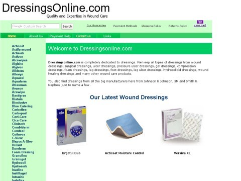 Dressings, Wound Dressings, Surgical Dressings and Wound Care Products