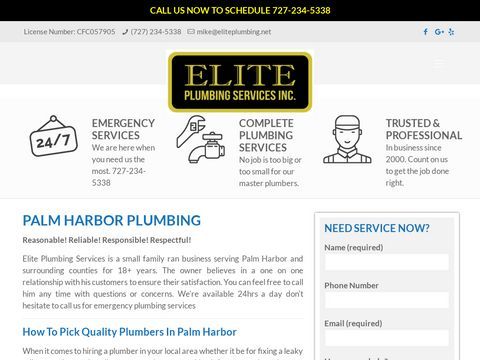 Elite Plumbing Services Inc