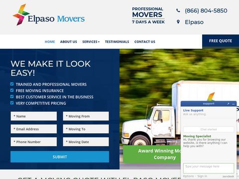 Moving Company El Paso, TX | Local Movers El Paso : Moving Services