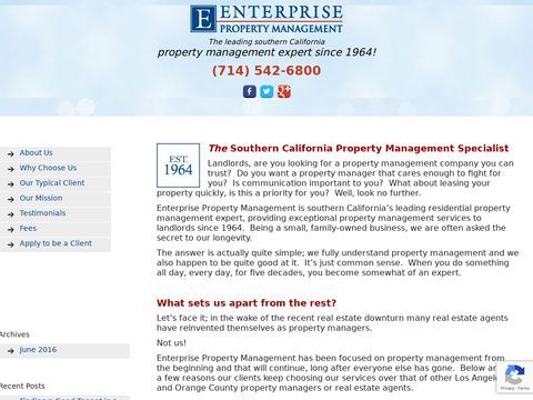 Enterprise Property Management