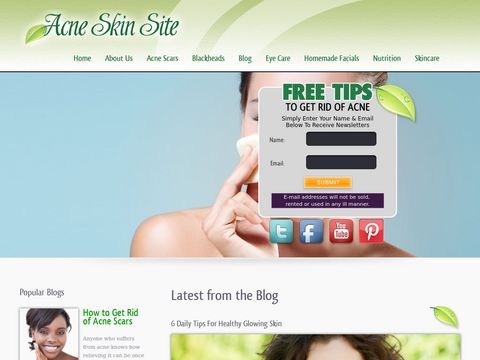 Acne Skin Site