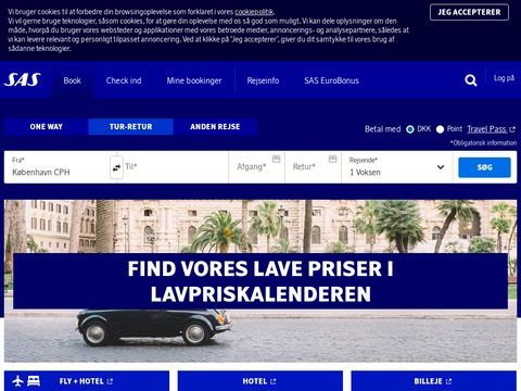 SAS Book Flights to Sweden