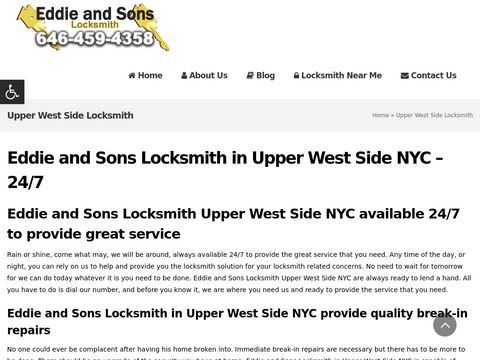 Montigru and Sons Locksmith in Upper West Side NYC - 24/7