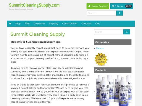 Professional cleaning supplies for your home