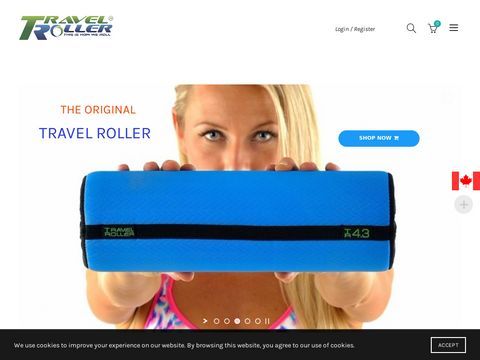 back pain relief foam roller by Travel Roller