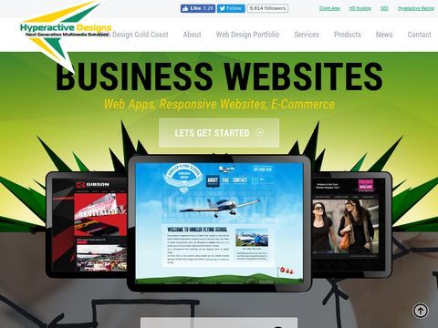 Hyperactive Designs - Website Design