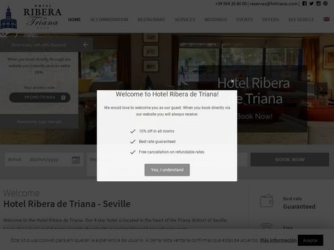 Hotel Ribera de Triana, luxury hotel in Seville Spain