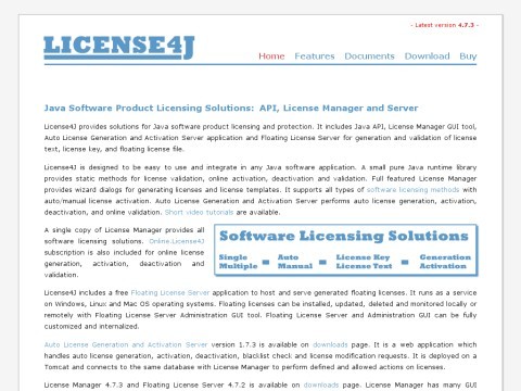 License4J - License Manager, Software Licensing Solutions