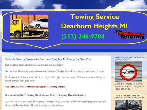 Towing Service Dearborn Heights MI