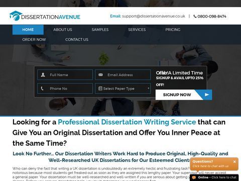 Dissertation Writing Services UK | Dissertation Avenue