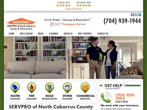 SERVPRO of North Cabarrus County/China Grove