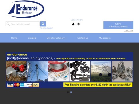 Endurance Hardware- Steel Cable, Chain and Hardware