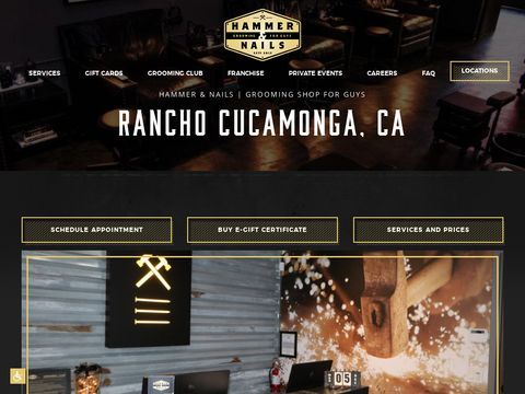 Hammer & Nails Grooming Shop for Guys - Rancho Cucamonga