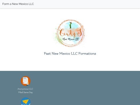 Cindys New Mexico LLC Formation Service