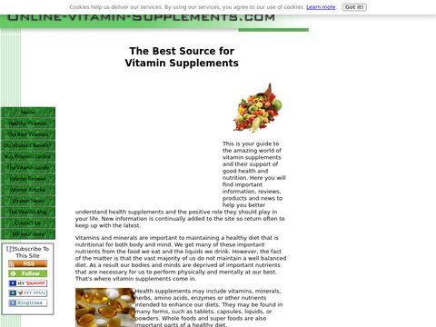 Vitamin Supplements - Info, Reviews, News