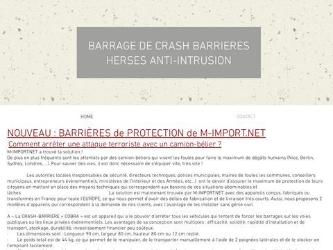 Crash barriere