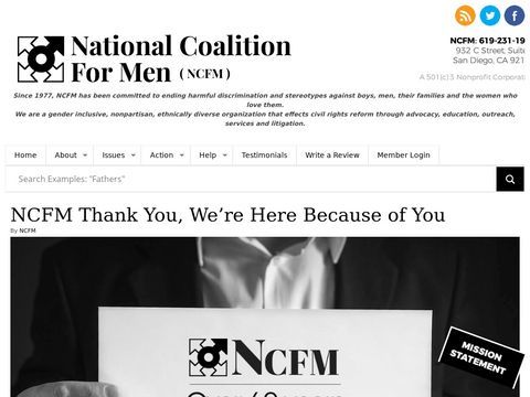 National Coalition For Men (NCFM)