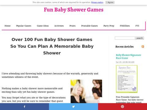 Fun baby shower games