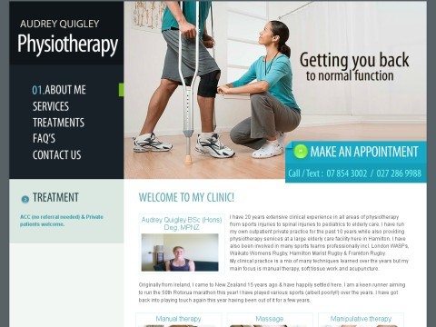 Physiotherapy by Audrey Quigley | Professional Massage, Acupuncture | Manual, Manipulative Therapy | Discovery Drive