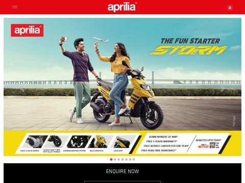 Aprilia SR 150 - New Scooter in India Price, Specification &