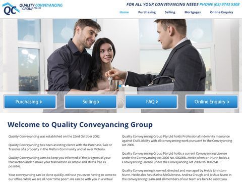 Quality Conveyancing | Professional Property Conveyancers | Victoria, Australia