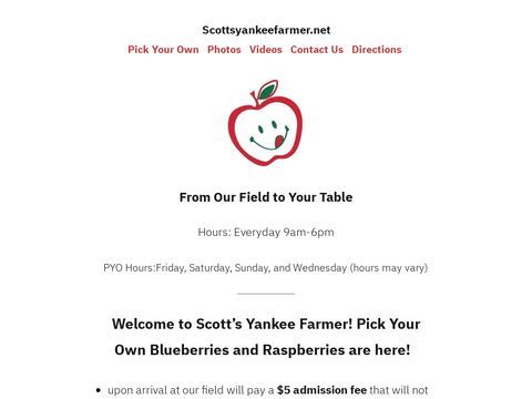 Scotts Yankee Farmer