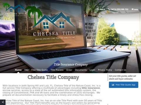 Chelsea Title of The Nature Coast, Inc.