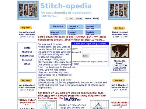 Stitchopedia…an encyclopedia of needlepoint stitches.