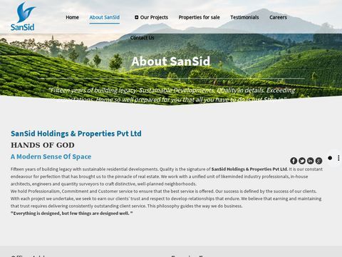 Real Estate Company in Ooty – SanSid Holdings