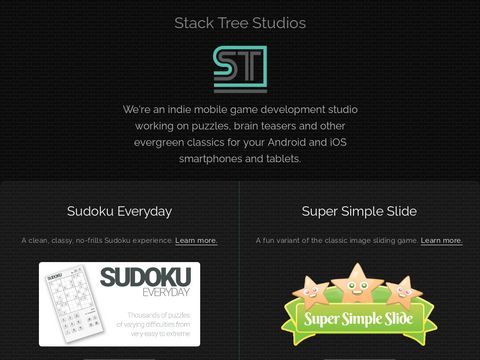Stack Tree Studios: Simple, interesting & challenging games 