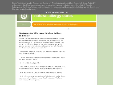 Natural Allergy Cures