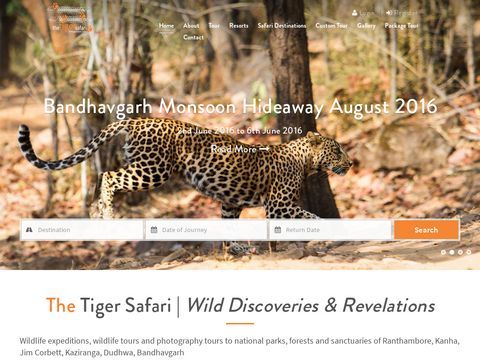 The Tiger Safari operate wildlife photography tours in India