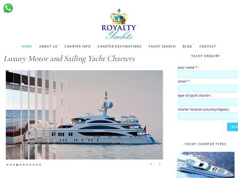 Yacht Charter - Royalty Yachts