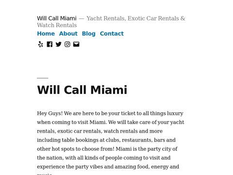 Will Call Miami