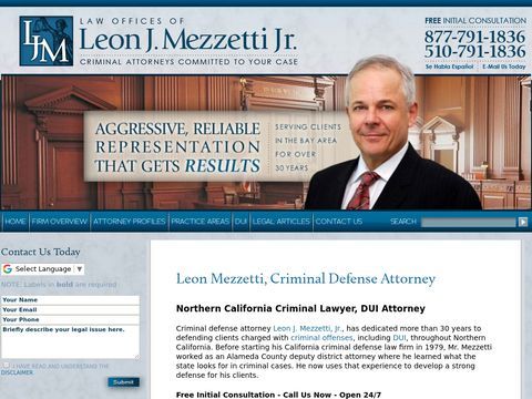 Leon J. Mezzetti, Jr., Attorney at Law.