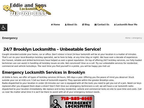 Eddie and Sons Emergency Locksmith