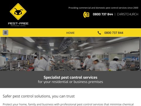 Professional, Affordable | Pest Control Services | Pest Free, Christchurch, NZ