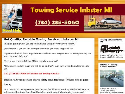 Towing Service Inkster MI