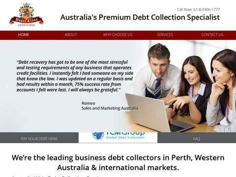UCC - Upper Class Collections | Credit, Debt Collection Agency | Perth, Australia
