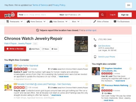 Chronos Watch and Jewellery Repair