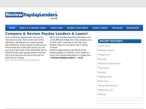 Compare Payday Loans UK