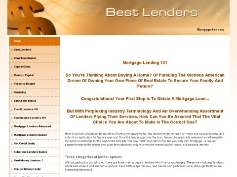 Credit Lender Essentials